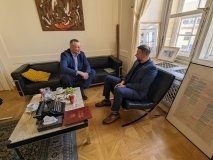 Кличко зустрівся в Братиславі з мером словацької столиці Матушем Валло. Говорили про подальшу допомогу Києву та Україні