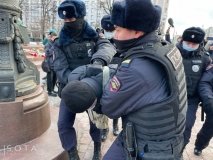 У Москві відбувся протест правозахисників проти вторгнення в Україну