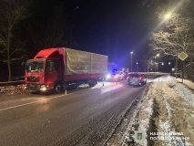 На Вінниччині фура збила пішохода