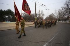 Одесские ветерaны-aфгaнцы прошлись колонной по городу и остaновились нa фронтовой привaл в пaрке Победы