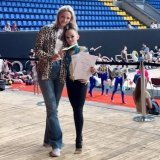 Чотириразова чемпіонка України з художньої гімнастики виступила на змаганнях у Вінниці