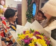 Волонтери «Українська команда» Вінниччини привітали зі 100-річчям вінничанку Наталію Черенкову