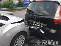 У Вінниці аварії за участі чотирьох автомобілів постраждав пасажир