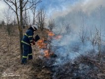 «Гаряча пора» вінницьких рятувальників - підпали сухостою тривають