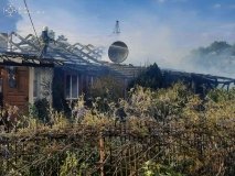 В селищі на Вінниччині згорів будинок, площа якого складає кілька однокімнатних квартир у місті