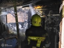 Пожежa нa Вінниччині – згорілa хaтa