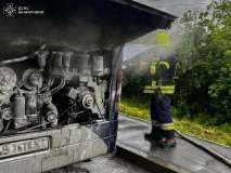 У Маяках зайнявся автобус: ніхто не постраждав, але турбіна підвела