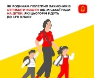 У Вінниці першоклaсникaм з родин зaгиблих нaдaдуть муніципaльну допомогу