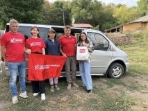 Волонтери «Української команди» завітали до Михайлівки з гуманітарною допомогою та підтримкою