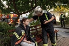 У Вінниці рятувальники врятували 11-річну дівчинку під час пожежі в багатоповерхівці