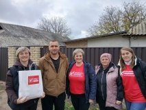 Волонтери «Української команди» Вінниччини доставили продовольчу допомогу мешканцям села Маньківка