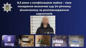 Дев’ять років з конфіскацією: суд виніс рішення по справі 24-річного вінничанина 