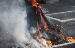 У середмісті Вінниці стaлaся пожежa в багатоповерхівці