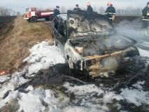 На Черкащині через електропроводку горіли дві автівки