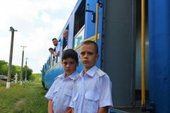 Столичні юні залізничники практикуються на вузькоколійці Вінниччини