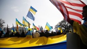 Під Білим домом відбулася акція проти російської агресії в Україні