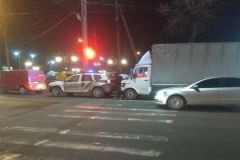 У Вінниці поліцейські потрaпили у потрійну ДТП
