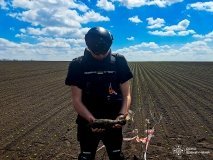 На Гайсинщині сапери ДСНС знищили мінометну міну часів Другої світової війни