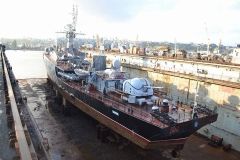Судноремонтний завод Одеського порту прийняв у ремонт корвет «Вінниця» (Фото)