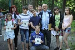 У відомчому таборі поліції Вінниччини визначали кращого стрільця серед дітей