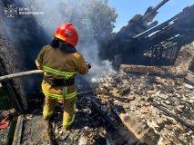 У Шаргороді через пожежу родина залишилася без даху над головою