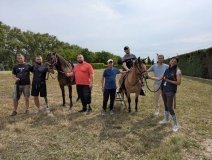У Калинівській громаді ветеранам запропонували незвичний спосіб відновлення — спілкування з кіньми