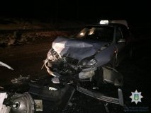 У Харкові таксист вилетів на зустрічну смугу та влаштував ДТП