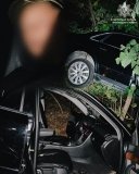 На трасі М-21 водій Audi в’їхав у дерево та відмовився проходити огляд на сп’яніння