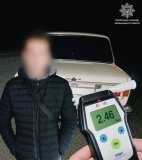 На Вінниччині 23-річний водій без прав сів за кермо напідпитку: у нього виявили 2,46 проміле