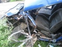 У Погребищенському районі водій «ВАЗа» зіткнувся з причепом вантажівки