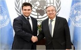Клімкін обговорив з генсеком ООН перспективи введення миротворців на Донбас