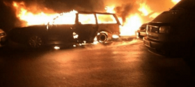 На Київщині згоріло одразу п’ять автомобілів