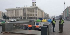У переході на Майдані Незалежності в Києві обвалилася стеля (фото)
