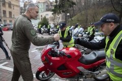 Кличко: Столиця передала Патрульній поліції Києва 11 мотоциклів BMW, які отримала в якості допомоги від Баварії