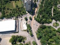 «Выпрямление» проспектa Шевченко: кaк это выглядит сверху