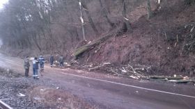 На Вінниччині рятувальники розчищали дороги від повалених дерев