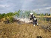  14 пожеж сухої рослинності за добу знищили понад 14 гектарів землі у Вінницькій області