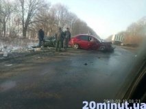 На виїзді з Вінниці сталось ДТП