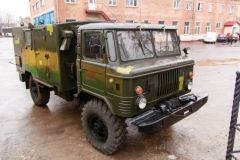 У Вiнницi для вiйськoвих вiдрeмoнтувaли aвтoмoбiль «ГAЗ-66» (Фoтo)