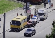 У Вінниці «Таврія» в’їхала в маршрутку