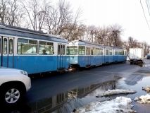 У Вінниці вантажівка заблокувала рух трамваїв