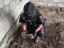 На Вінниччині знищили мінометну міну часів Другої світової, знайдену на подвір’ї приватного будинку