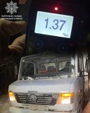 На автодорозі М-21 патрульні зупинили нетверезого водія вантажівки