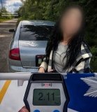 У Козятині патрульні зупинили нетверезу водійку Audi: алкотестер показав 2,11 проміле