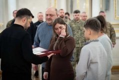 Президент передав орден «Золота Зірка» родині загиблого майора поліції з Вінниці
