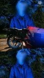 У Вінниці патрульні затримали мотоцикліста, який без права керування втік з місця ДТП