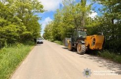 На Жмеринщині водій навантажувача пропонував хабар поліцейським, аби уникнути покарання