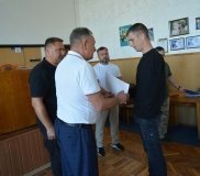 Ветерана з Томашпільської громади Євгенія Шаталюка нагородили відзнакою «За поранення»