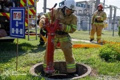 На Вінниччині рятувальники відпрацювали гасіння пожеж після умовного ракетного удару