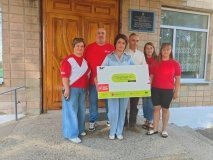 До Дня знань школа в Бершадській громаді отримала телевізор від волонтера «Української команди»